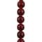 12 Pack: Dark Red Dyed Quartz Round Beads, 8mm by Bead Landing™